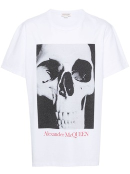Alexander McQueen: Футболка  Skull с принтом