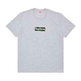 Supreme: Серая футболка  Box Logo