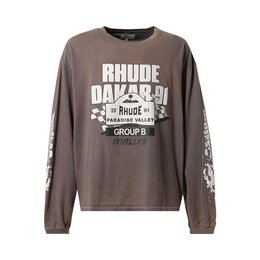 Rhude: Винтажная футболка 