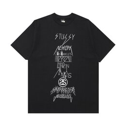 Stussy: Чёрная футболка 