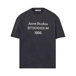 Acne Studios: Чёрная футболка 