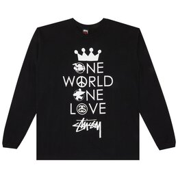 Stussy: Чёрная футболка 