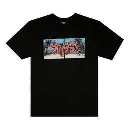 Stussy: Чёрная футболка