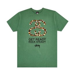 Stussy: Футболка с леопардовым принтом 