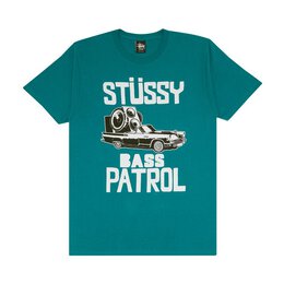 Stussy: Зелёная футболка