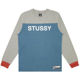 Stussy: Голубой свитшот 