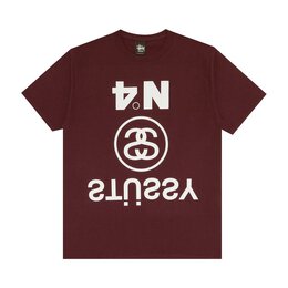 Stussy: Фиолетовая футболка 