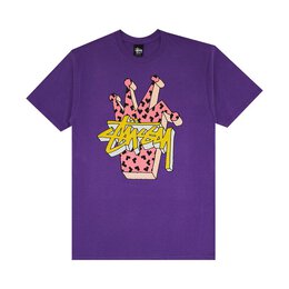 Stussy: Фиолетовая футболка 