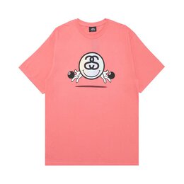 Stussy: Розовая футболка 