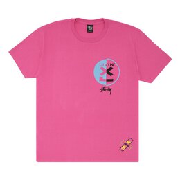 Stussy: Розовая футболка 