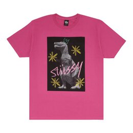 Stussy: Розовая футболка 