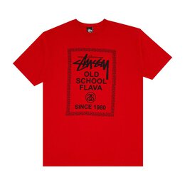 Stussy: Красная футболка 