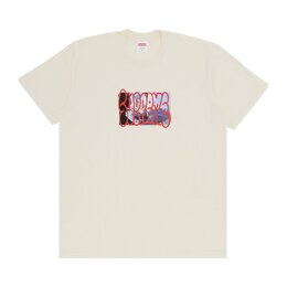 Supreme: Бежевая футболка 