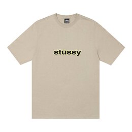 Stussy: Футболка цвета хаки 