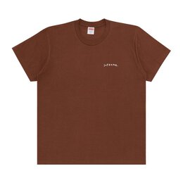 Supreme: Коричневая футболка 