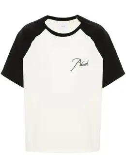 RHUDE: Футболка с рукавом реглан 