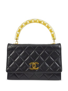 CHANEL Pre-Owned: Чёрная сумка 