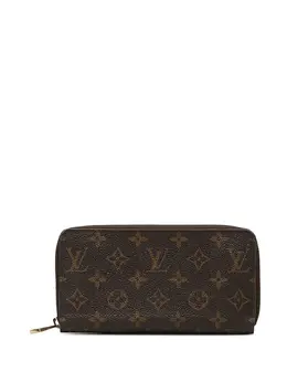 Louis Vuitton Pre-Owned: Коричневый кошелёк