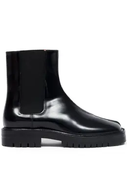 Maison Margiela: Чёрные ботинки  Tabi