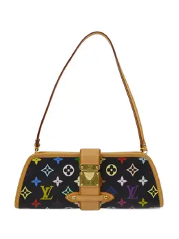 Louis Vuitton Pre-Owned: Чёрная сумка 