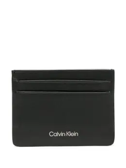 Calvin Klein: Чёрный картхолдер 