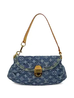 Louis Vuitton Pre-Owned: Голубая сумка