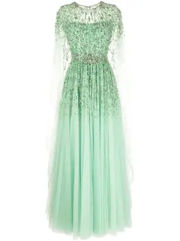 Jenny Packham: Зелёный плащ 