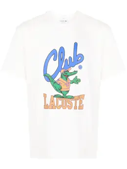 Lacoste: Футболка с принтом