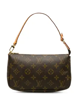 Louis Vuitton Pre-Owned: Коричневый клатч