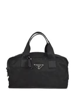 Prada Pre-Owned: Чёрная сумка-шоппер