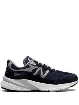 New Balance: Синие кроссовки 