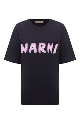 Marni: Хлопковая футболка 