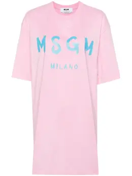 MSGM: Платье с принтом