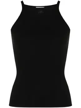 Courrèges: Чёрная майка 