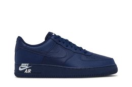 Nike: Синие кроссовки Air Force 1 Low