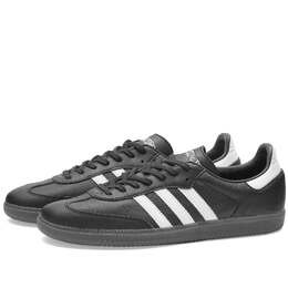 Adidas: Чёрные кроссовки  Samba