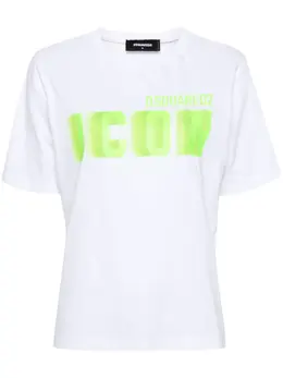Dsquared2: Хлопковая футболка  Icon