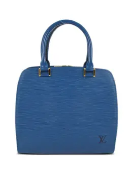 Louis Vuitton Pre-Owned: Голубая сумка