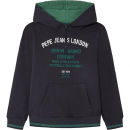 Pepe Jeans: Зелёная толстовка 