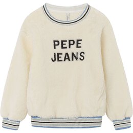 Pepe Jeans: Бежевая толстовка 