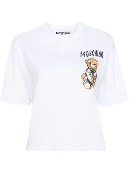 Moschino: Футболка  Teddy Bear с принтом