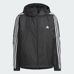 Adidas: Чёрная куртка  Essentials