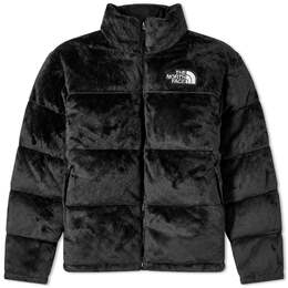 The North Face: Куртка  Nuptse из велюра