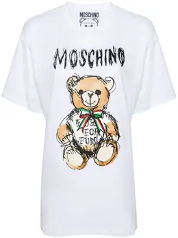 Moschino: Футболка  Teddy Bear с принтом