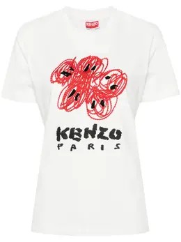 Kenzo: Хлопковая футболка 