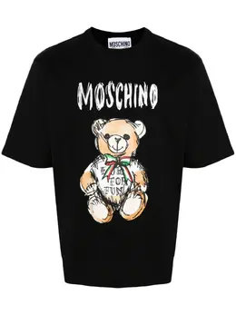 Moschino: Футболка с принтом 