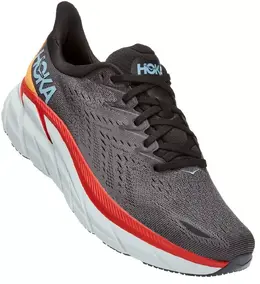 Hoka: Серые кроссовки