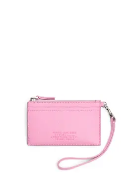 Marc Jacobs: Розовый кошелёк The Leather