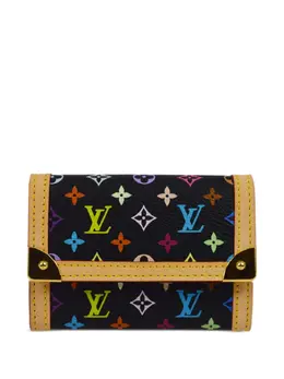 Louis Vuitton Pre-Owned: Чёрный кошелёк