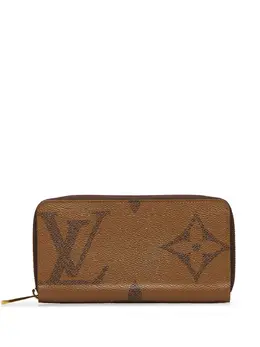 Louis Vuitton Pre-Owned: Коричневый кошелёк